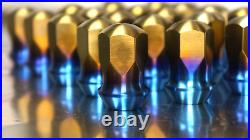 20 set Titanium Wheel Lug Nut nuts 14x1.5 19 60 cone Closed End 20 set Titanium Wheel Lug Nut nuts 14x1.5 19 60 cone Closed End
