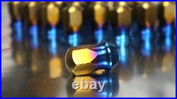 20 set Titanium Wheel Lug Nut nuts 14x1.5 19 60 cone Closed End 20 set Titanium Wheel Lug Nut nuts 14x1.5 19 60 cone Closed End