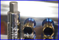 20pcs locking set Titanium Lug Wheel Nut 12x1.5 Rotating Floating Titanium Seat 20pcs locking set Titanium Lug Wheel Nut 12x1.5 Rotating Floating Titanium Seat