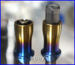 20pcs locking set Titanium Lug Wheel Nut 12x1.5 Rotating Floating Titanium Seat 20pcs locking set Titanium Lug Wheel Nut 12x1.5 Rotating Floating Titanium Seat