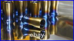 20pcs locking set Titanium Lug Wheel Nut 12x1.5 Rotating Floating Titanium Seat 20pcs locking set Titanium Lug Wheel Nut 12x1.5 Rotating Floating Titanium Seat