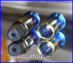 20pcs locking set Titanium Lug Wheel Nut 12x1.5 Rotating Floating Titanium Seat 20pcs locking set Titanium Lug Wheel Nut 12x1.5 Rotating Floating Titanium Seat