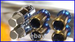 20pcs locking set Titanium Lug Wheel Nut 12x1.5 Rotating Floating Titanium Seat 20pcs locking set Titanium Lug Wheel Nut 12x1.5 Rotating Floating Titanium Seat