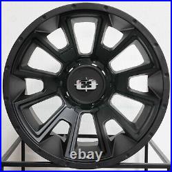 20x12 Satin Black Wheels Vision 391 Rebel 6x135/6x5.5 -51 (Set of 4)