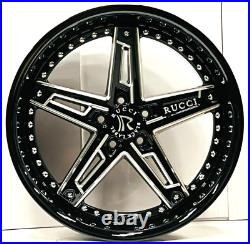 20x8.5 Rucci Black Label Dodge/charger/challenger/magnum/chrysler-300(rwd)