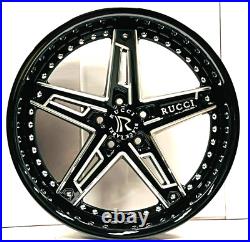 20x8.5 Rucci Black Label Dodge/charger/challenger/magnum/chrysler-300(rwd)