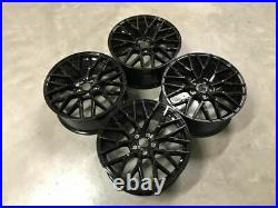 20x9 Black Wheels For Audi A8 A6 A5 A4 Q5 Tiguan Rims Set Four 20 Inch 5x112