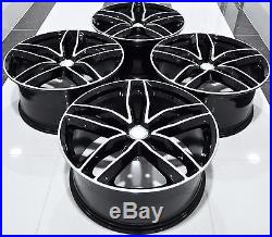 22 2016 S-line Style Black Wheels Rims Fits Audi A7 A8 S7 S8 Rs7 Q5 1196 Bm