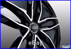 22 2016 S-line Style Black Wheels Rims Fits Audi Q7 Vw Touareg Cayenne 1196 Bm
