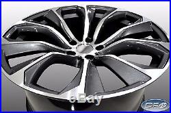 22 2016 X6 Sparkling Storm Style Staggered Wheels Rims Fit Bmw X5 X6 1262 Gm