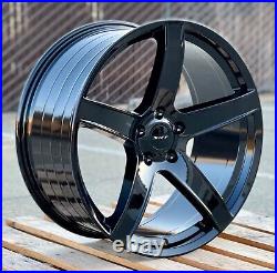 22 Gloss Black Wheels Fits Dodge Durango RT GT SRT Hellcat Jeep Grand Cherokee 22 Gloss Black Wheels Fits Dodge Durango RT GT SRT Hellcat Jeep Grand Cherokee