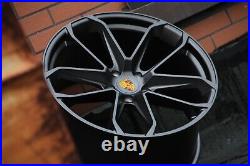 22 Inch Rims Fit Porsche Cayenne S Gts Turbo Coupe Staggered Gunmetal Wheels
