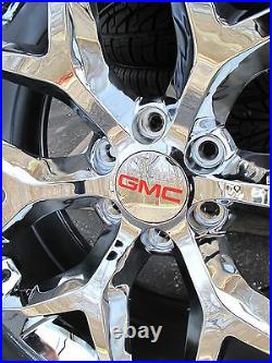 22 New GMC Yukon Sierra Chrome Wheels 305-40-22 Nexen Tires 5668 Set of 4