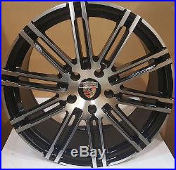 22 Wheels Gloss Black Mch Rims Fit Porsche Cayenne GTS Style Turbo Macan Sale