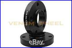 25mm Black BMW Wheel Spacer Kit 5x120 72.56mm E36 E46 E60 E90 E92