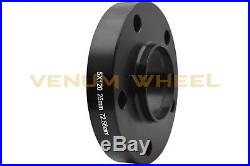 25mm Black BMW Wheel Spacer Kit 5x120 72.56mm E36 E46 E60 E90 E92