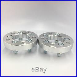 (2) 5X5 TO 5X5 (5X127) Wheel Spacers 1/2 Studs 1 Inch 25mm Rubicon