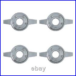 2 BAR CHROME SPINNER ZENITH STYLE LA WIRE WHEEL KNOCK OFF (set of 4 pcs)