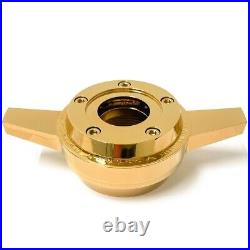 2 BAR GOLD SPINNER ZENITH STYLE LA WIRE WHEEL KNOCK OFF (set of 4 pcs)