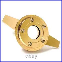 2 BAR GOLD SPINNER ZENITH STYLE LA WIRE WHEEL KNOCK OFF (set of 4 pcs) W01