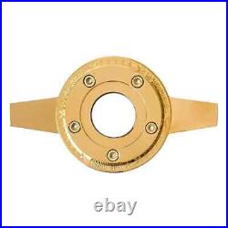 2 BAR GOLD SPINNER ZENITH STYLE LA WIRE WHEEL KNOCK OFF (set of 4 pcs) W01
