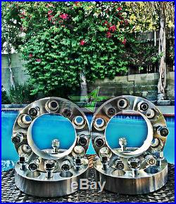 2 Chevy Gmc Cadillac Wheel Spacers 6x5.5 3 Inch (75mm) Fits Most 6 Lug