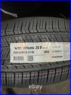 2 New 235 40 18 Hankook Ventus S1 AS Tires