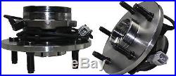 2 New FRONT Driver and Passenger Wheel Hub Bearing ABS 4WD