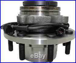 (2) New Front Wheel Hub & Bearing SRW Coarse Thread withABS FROM 3/22/99 4x4