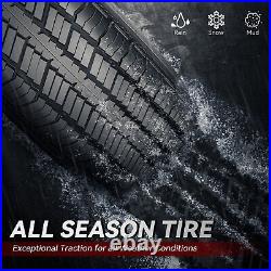 2 Radial Trailer Tire Rim Set ST205/75R14 Load C 5-Lug 8 Spoke Wheel All Season
