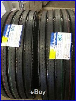 (2-Tires) 11R22.5 H/16 146/143M- New Steer Truck Tires 11225 (#600)
