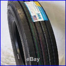 (2-Tires) 11R22.5 NEW ROAD WARRIOR 16 PLY STEER RADIAL TRUCK TIRES
