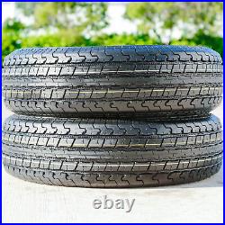 2 Tires Roundrule ST Hikee Semi Steel ST 215/75R14 Load D 8 Ply Trailer