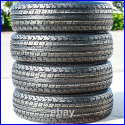 2 Tires Roundrule ST Hikee Semi Steel ST 215/75R14 Load D 8 Ply Trailer