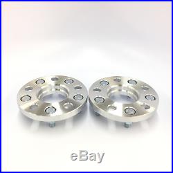 2pc 15mm Thick Wheel Spacers 5x114.3 Hubcentric 67.1 Hub 12x1.5 Stud EVO 8 9