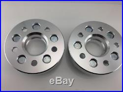 2pc 20mm Thick Wheel Spacers with Lip 5x114.3 Hubcentric 66.1 Hub 12x1.25