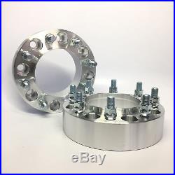 2pc Hubcentric 8x6.5 Wheel Spacers 9/16 2 Inch 50mm 8 Lug Adapter 8x165.1