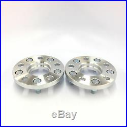 2pc Hubcentric Wheel Spacers Adapters 5x114.3 12X1.25 66.1 CB 15mm Thick