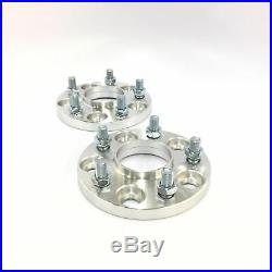 2pc Hubcentric Wheel Spacers Adapters 5x114.3 12X1.25 66.1 CB 15mm Thick