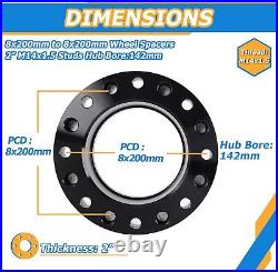 2pcs 8x200 Hubcentric Wheel Spacers 2 Fits Ford F350 Super Duty Ram 3500 Dually 2pcs 8x200 Hubcentric Wheel Spacers 2 Fits Ford F350 Super Duty Ram 3500 Dually