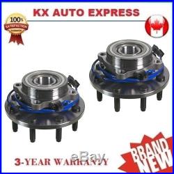 2x Front Wheel Bearing & Hub Assembly For Dodge Ram 3500 4wd 2000 2001 2002