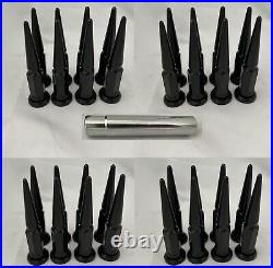 32 Spike Kit Alcoa Dually Wheel Rim Black Lug Nut With Flat Seat Washer 9/16 32 Spike Kit Alcoa Dually Wheel Rim Black Lug Nut With Flat Seat Washer 9/16