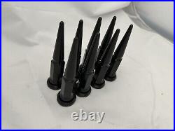 32 Spike Kit Alcoa Dually Wheel Rim Black Lug Nut With Flat Seat Washer 9/16 32 Spike Kit Alcoa Dually Wheel Rim Black Lug Nut With Flat Seat Washer 9/16