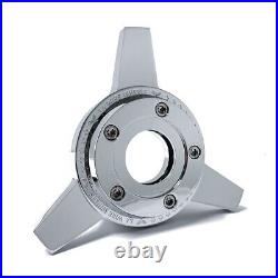 3 BAR CHROME SPINNER ZENITH STYLE LA WIRE WHEEL KNOCK OFF (set of 4 pcs)
