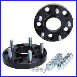 4PC 20MM Wheel Spacers Hubcentric 5x4.5 5x114.3mm 12x1.5 64.1mm Fit Honda Acura