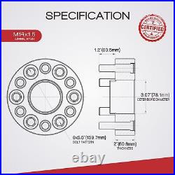 4PC 2Wheel Spacers 6x5.5 for Chevrolet Silverado Tahoe GMC Sierra 1500 Cadillac