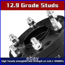 4PC 2 5x4.5 to 6x5.5 Wheel Adapters 14x1.5 For Ford Mustang Ranger Explorer