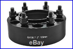 4Pc Toyota 2 51 MM Thick Hub Centric Wheel Spacers Tacoma Tundra 4 Runner Black