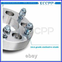 4Pcs 5x4.5 to 5x5 1.25 Adapters Wheel Spacers For Jeep Wrangler Ford Mustang