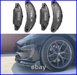 4Pcs Brake Caliper Covers for Telsa Model 3 Model Y Model X Model S with Sticker